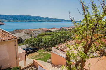 Příklad dvoulůžkového pokoje - penzion Stari Dvori, Metajna, ostrov Pag, Chorvatsko