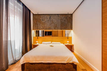 Apartmán Laura - ložnice, Moščenička Draga, Istrie, Chorvatsko