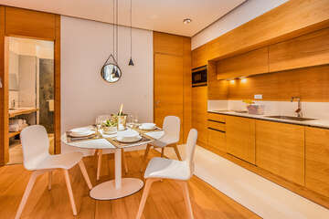 Apartmán Laura - kuchyně, Moščenička Draga, Istrie, Chorvatsko