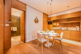 Apartmán Laura - kuchyně, Moščenička Draga, Istrie, Chorvatsko