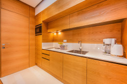 Apartmán Laura - kuchyně, Moščenička Draga, Istrie, Chorvatsko