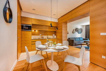 Apartmán Laura - kuchyně, Moščenička Draga, Istrie, Chorvatsko