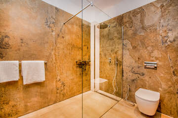 Apartmán Laura - koupelna, Moščenička Draga, Istrie, Chorvatsko