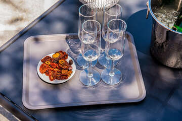 Apartmán Laura - skleničky a pochoutky, Moščenička Draga, Istrie, Chorvatsko