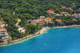 Apartmány Ante - Tri žala - letecký pohled, Korčula, ostrov Korčula, Chorvatsko