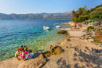 Apartmány Ante - pláž Tri žala (u domu), Korčula, ostrov Korčula, Chorvatsko