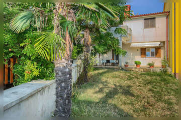 Apartmány Batana - zahrada u apartmánu A1, Pula-Banjole, poloostrov Istrie, Chorvatsko