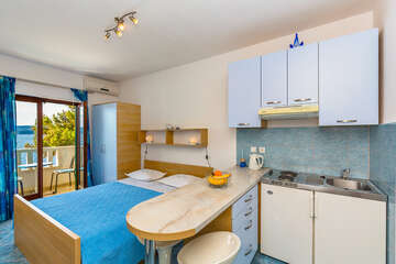 Modré studio - apartmány Bagarić, Medići, Chorvatsko
