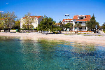 Apartmány Rita - nejbližší pláž, Vodice-Srima, Chorvatsko