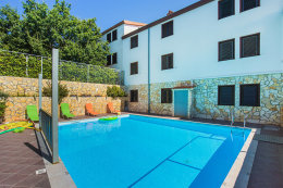 Penzion Adria Haus - bazén, Posedarje, Zadarská riviéra, Chorvatsko