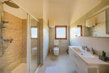 Apartmán Mikula - koupelna se sprchovým koutem (přízemí), Povljana, ostrov Pag, Chorvatsko