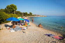 Apartmány Aranka - pláž 40 m od domu, Mandre, ostrov Pag, Chorvatsko