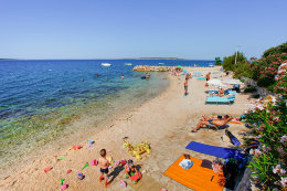 Apartmány Aranka - pláž 40 m od domu, Mandre, ostrov Pag, Chorvatsko