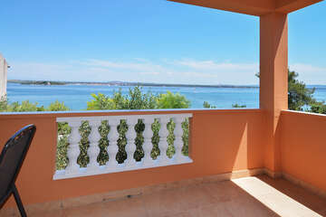 A1 - apartmány Lejla - terasa, Tkon, ostrov Pašman, Chorvatsko