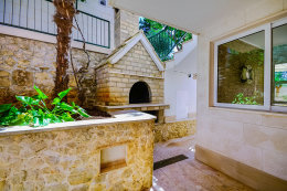 Apartmány Mandarina - gril u domu, Podgora - Čaklje, Makarská riviéra, Chorvatsko