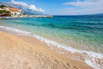 Apartmány Michael - písčitooblázková pláž, Pisak, Omišská riviéra, Chorvatsko