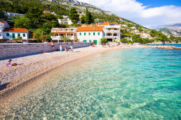 Apartmány Michael - písčitooblázková pláž, Pisak, Omišská riviéra, Chorvatsko