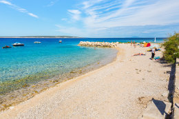 Apartmány Suzana - oblázková pláž 50 m od domu, Mandre, ostrov Pag, Chorvatsko