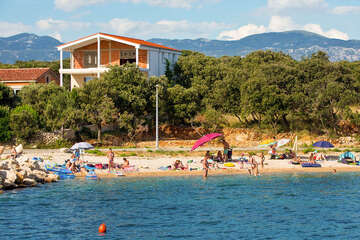 Apartmány Suzana - oblázková pláž 50 m od domu, Mandre, ostrov Pag, Chorvatsko