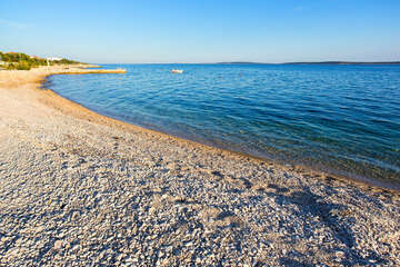 Apartmány Suzana - oblázková pláž 50 m od domu, Mandre, ostrov Pag, Chorvatsko