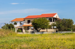 Apartmány Ivona - umístění apartmánů, Povljana, ostrov Pag, Chorvatsko 