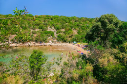 Apartmány Odorčić - písečná pláž 150 m od domu, Potočnica, ostrov Pag, Chorvatsko