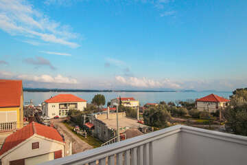 Apartmány Tulipan - pohled z terasy A2, Tkon, ostrov Pašman, Chorvatsko