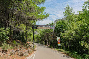 Národní park Paklenica - blízko Starigradu, Zadarská riviéra, Chorvatsko