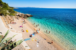 Apartmány Jutrenka - oblázková pláž, Dingač-Borak, Pelješac, Chorvatsko