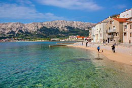 Apartmány Badem - písečná pláž, Baška, ostrov Krk, Chorvatsko