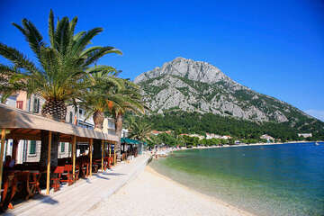 Apartmány Nikola, pláže, Gradac, Chorvatsko