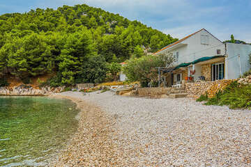 Apartmány Simba - dům přímo u pláže, jižní zátoky, ostrov Hvar, Chorvatsko