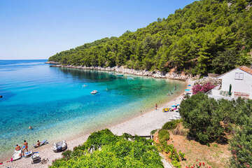 Apartmány Simba - dům přímo u pláže, jižní zátoky, ostrov Hvar, Chorvatsko