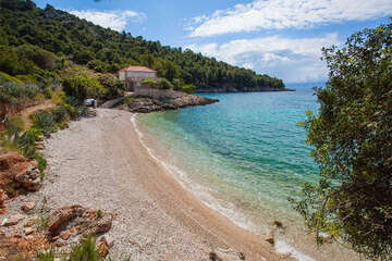 Apartmány Oaza I - pláž 100 m od domu, jižní zátoka ostrova Hvar, Chorvatsko