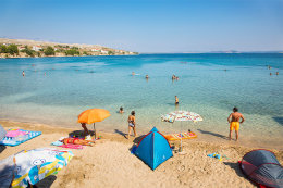 Apartmány Nisveta - písečná pláž, Vlašiči, ostrov Pag, Chorvatsko