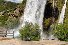 Vodopády Topoljski buk, řeka Krka, Chorvatsko