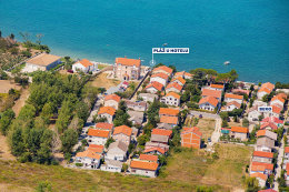 Apartmány Beko - letecký pohled, Vrsi, Zadarská riviéra, Chorvatsko