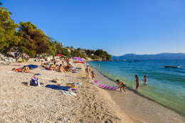 Promajna - pláže, Makarská riviéra, Chorvatsko