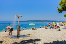 Promajna - pláže, Makarská riviéra, Chorvatsko