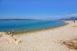 Promajna - pláže, Makarská riviéra, Chorvatsko