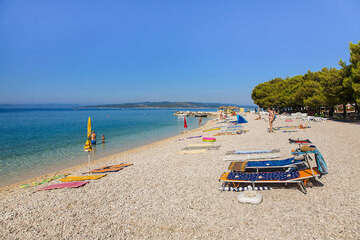 Promajna - pláže, Makarská riviéra, Chorvatsko