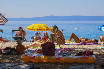 Promajna - pláže, Makarská riviéra, Chorvatsko