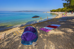 Promajna - pláže, Makarská riviéra, Chorvatsko