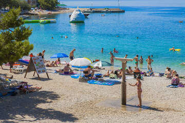 Promajna - pláže, Makarská riviéra, Chorvatsko