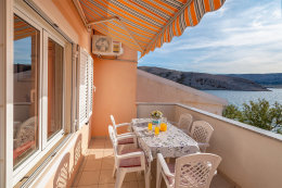 A7 - apartmány Ljubo, Metajna, ostrov Pag, Chorvatsko