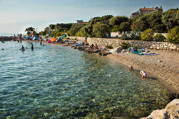 Apartmány Marcelo - oblázková pláž 60 m od domu, Mandre, ostrov Pag, Chorvatsko