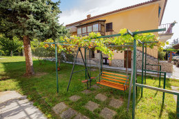 Apartmány Flaviano - zahrada s houpačkou, Moščenička Draga, Istrie, Chorvatsko