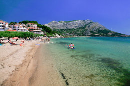 Pláže - apartmány Bili, Omiš-Duće, Chorvatsko