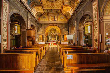 Novi Vinodolski - kostel Sv. Filipa i Jakova, Crikvenická riviéra, Chorvatsko