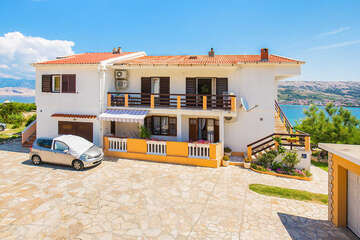 Apartmány Borka - parkoviště, město Pag, ostrov Pag, Chorvatsko